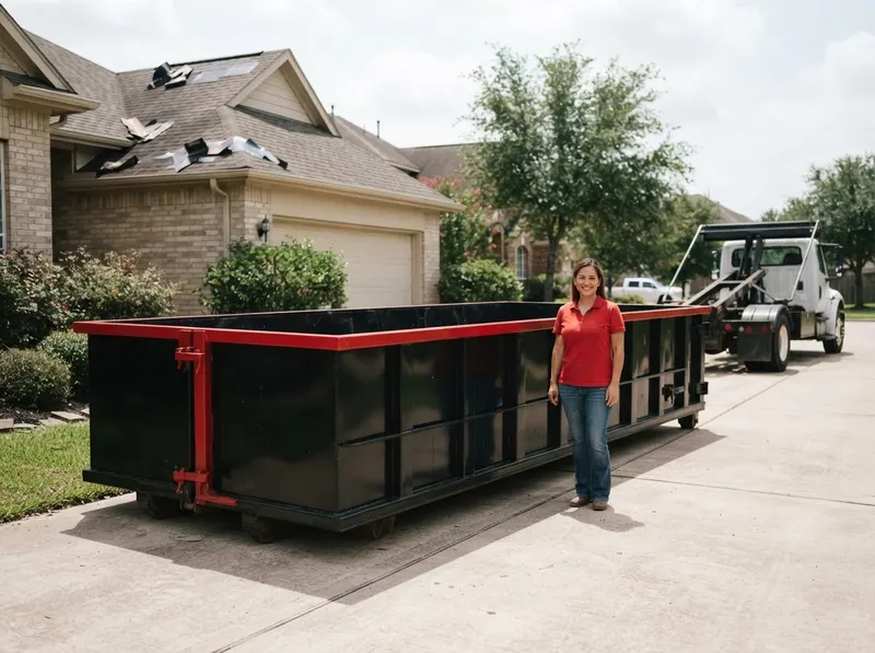 Roofing Tear-Off Dumpster Service in Katy, TX